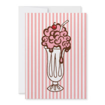 Ice Cream Soda Invitation