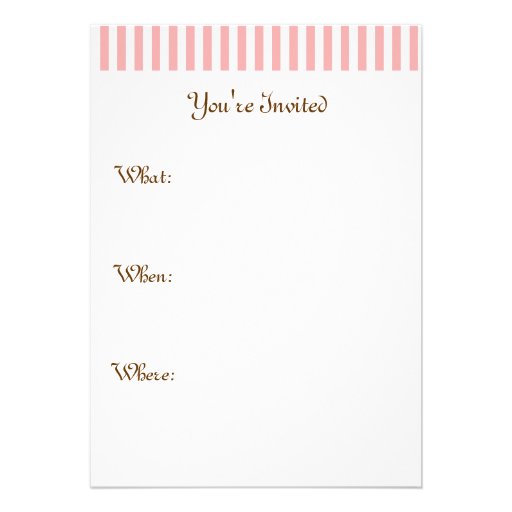 Ice Cream Soda Invitation