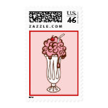 Ice Cream Soda Postage Stamp