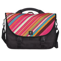 Ice Cream & Sprinkles Striped Pattern commuterbag