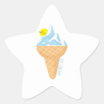 Ice Cream Star Sticker