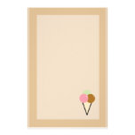 Ice Cream Stationery Design