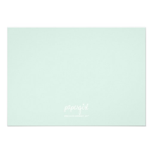 Ice Cream Sundae Birthday Party Invitation (Blue)