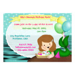 Ice Cream Sundae Mermaid Invite
