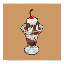 Ice Cream Sundae posters by politicalgirl Ice Cream Sundae posters