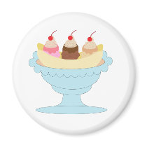 Ice Cream Sundae magnets