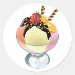 Ice Cream Sundae stickers