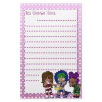 Ice Cream Time stationery
