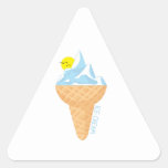 Ice Cream Triangle Sticker
