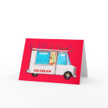 Ice Cream Truck Card