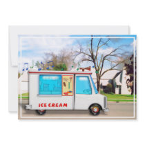 Ice Cream Truck with Music in the Street Custom Announcements