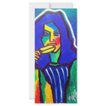 Ice Cream Woman by Piliero rack cards