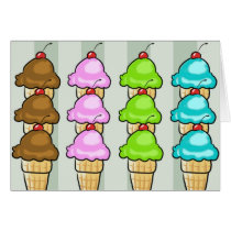 ice creams card