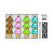 ice creams card postage