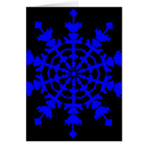 Ice Crystal - Blue cards