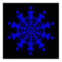 Ice Crystal - Blue posters by lonvig Ice Crystal - Blue posters