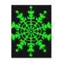 Ice Crystal - Green Postcards