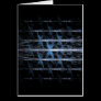 Ice Crystal Grove Fractal Art. Blue & Black Custom