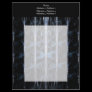 Ice Crystal Grove Fractal Art. Blue & Black Custom