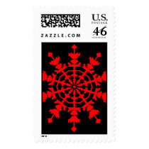 Ice Crystal - Red postage