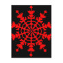 Ice Crystal - Red Post Cards