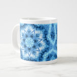 Ice Crystal Snowflake Star Jumbo Mug
