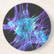 Ice Crystal Star 3-D coasters