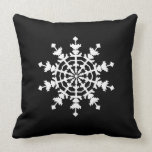 Ice Crystal Throw Pillow