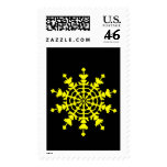 Ice Crystal - Yellow Stamps