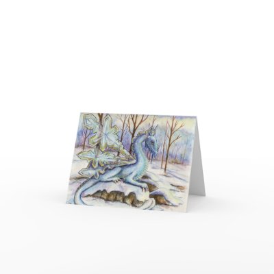 Ice Crystals Cards by hbdragon