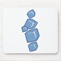 Ice cubes mouse mats