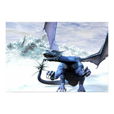 Ice Dragon Posters by itsoeze