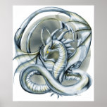 Ice Dragon Print