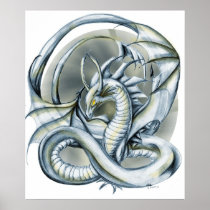 Ice Dragon Print