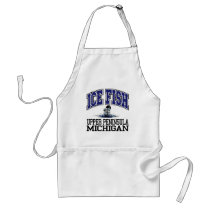 Ice Fish Michigan's Upper Peninsula aprons by FishNHuntObsessions Ice Fish Michigan's Upper Peninsula aprons