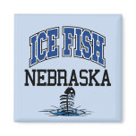Ice Fish Nebraska magnets