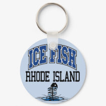 Ice Fish Rhode Island keychains