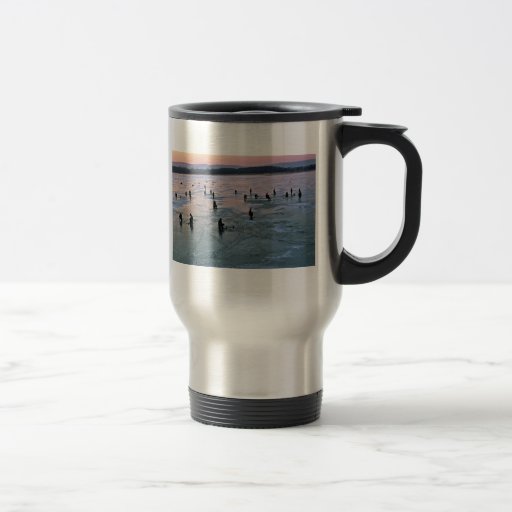 Ice Fishermen, Stoddard, WI Coffee Mugs