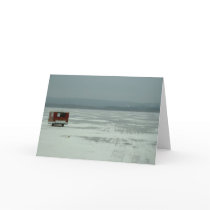 Ice fishing trailer card