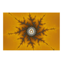 Ice Flake - Fractal Poster posters by fractronics Ice Flake - Fractal Poster posters