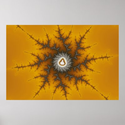 Ice Flake - Fractal Poster by fractronics