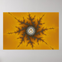 Ice Flake - Fractal Poster