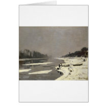 Ice Floes on the Seine at Bougival (1867-1868) cards