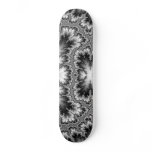 Ice flower almond bread in the fog skateboard