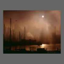 "Ice Fog" fine art poster by Zoltan Buday posters