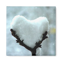 Ice Heart magnets by PhotoDigital Ice Heart magnets