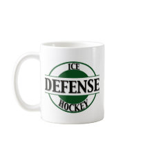 Ice Hockey Defense Coffee Mug