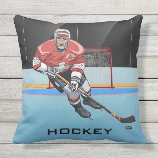 Ice Hockey Design OUTDOOR pillow