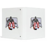 ice hockey goalie realistic vector illustration binders