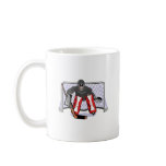 ice hockey goalie realistic vector illustration coffee mugs